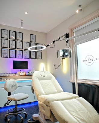 Award winning aesthetics clinic, interior treatment room