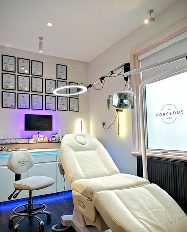 luxury treatment room at the gorgoeus clinic