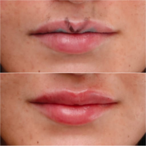 This treatment employs multiple advanced lip shaping techniques using high quality dermal filler. 

Your clinician will plan & sculpt around your guidance and desired look.